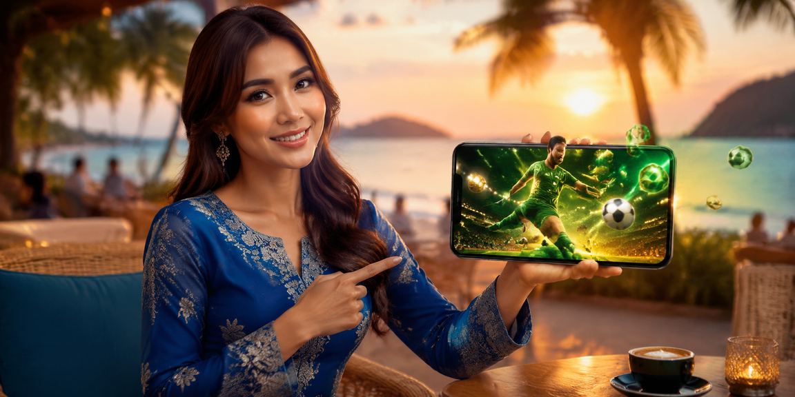 Pengguna Langkawi membuat deposit berbaju kurung menggunakan telefon bimbit
