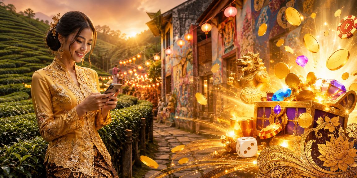 Pengguna Pulau Pinang bermain kasino mudah alih berbaju kebaya